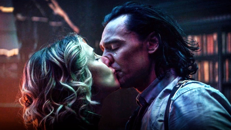 Loki y Sylvie se besan en la primera temporada